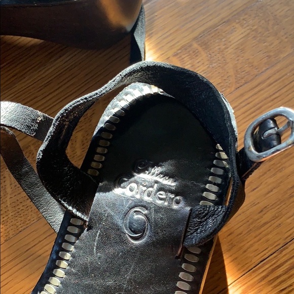 Caleen Cordero wooden platform sandals/clogs 10 - Picture 3 of 6